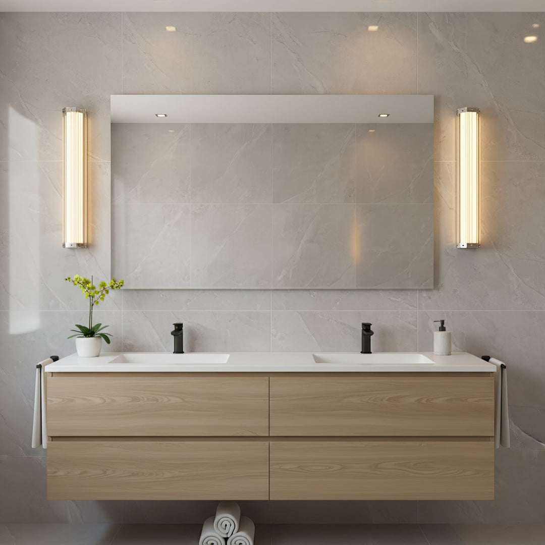 Hexagonal Glass Wall Lamp - Vakkerlight