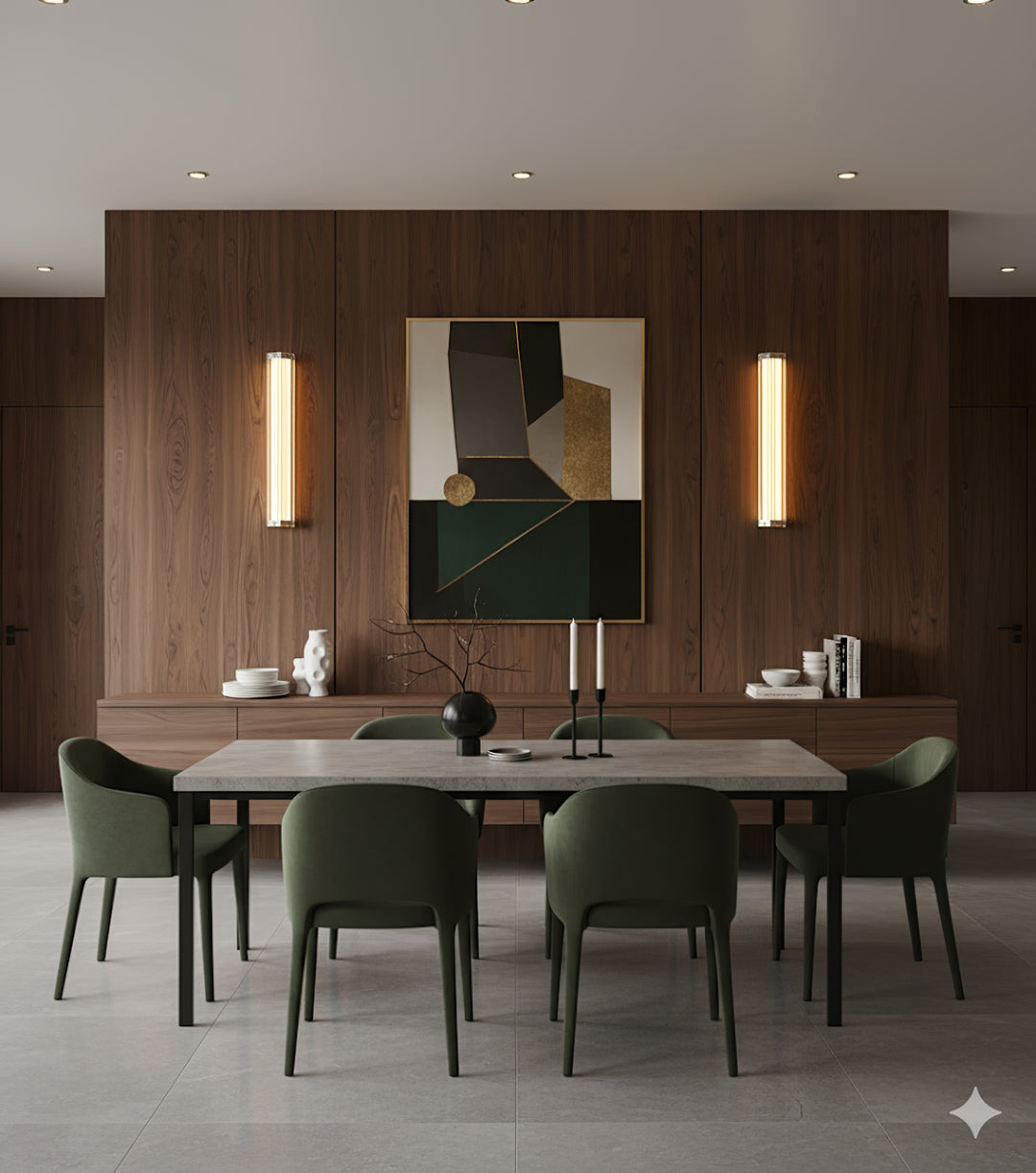 Hexagonal Glass Wall Lamp - Vakkerlight