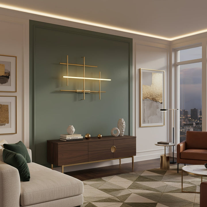 Geometric Linear Wall Lamp - Vakkerlight