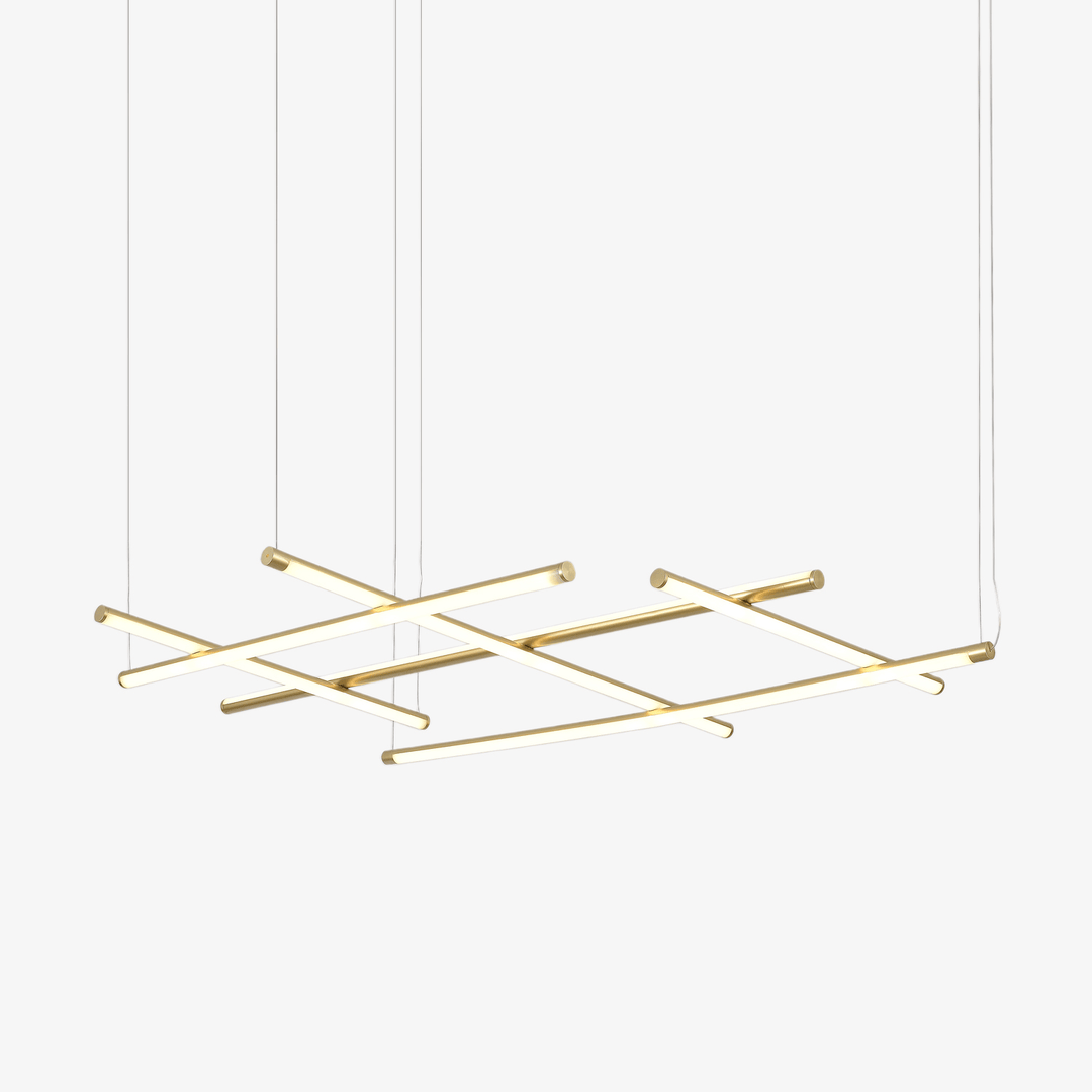 Geometric Linear Grid Pendant Lamp - Vakkerlight