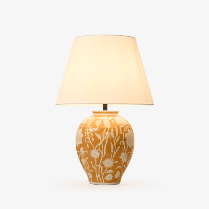 Floral Ceramic Table Lamp - Vakkerlight