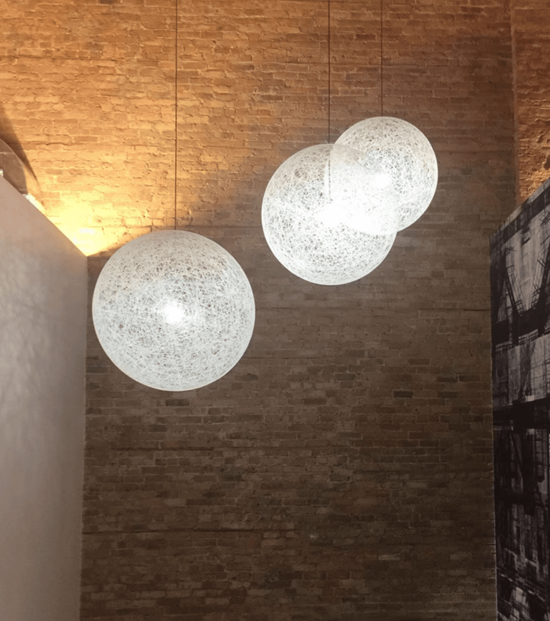 Spherical Woven Pendant Light - Vakkerlight