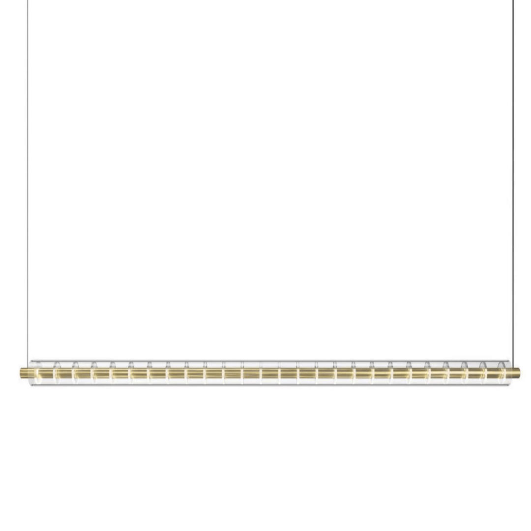 Golden Grid Linear Pendant Lamp - Vakkerlight