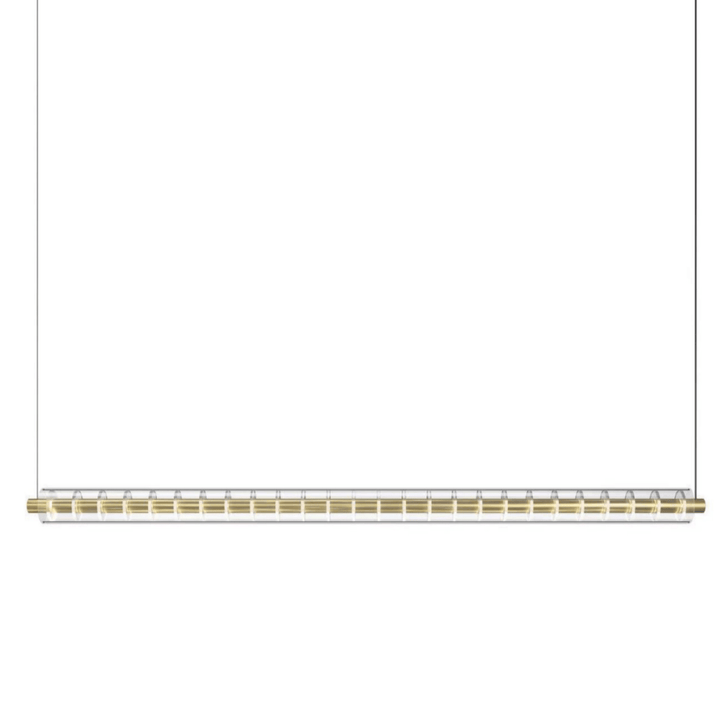 Golden Grid Linear Pendant Lamp - Vakkerlight