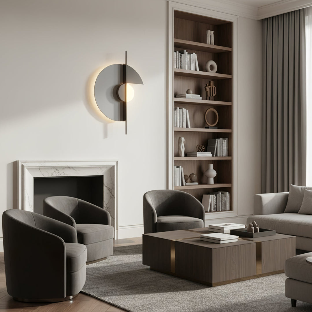 Geometric Eclipse Wall Sconce - Vakkerlight