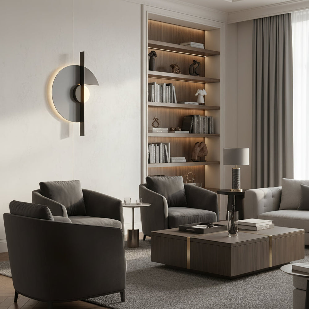 Geometric Eclipse Wall Sconce - Vakkerlight