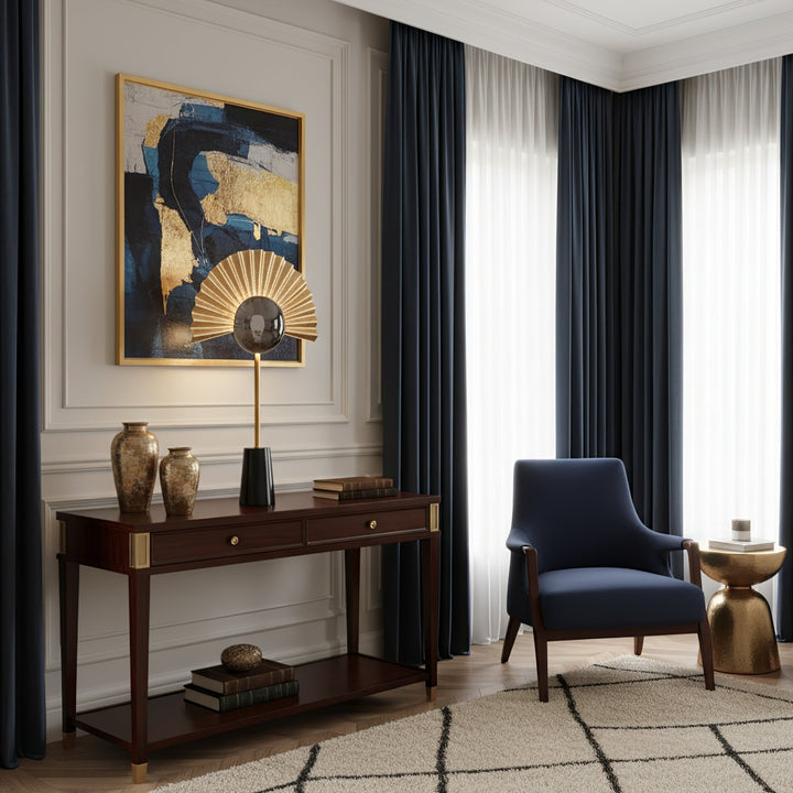 Gilded Fan Table Lamp - Vakkerlight