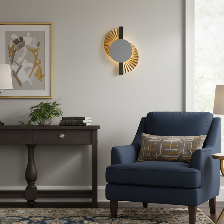 Gilded Fan Wall Lamp - Vakkerlight