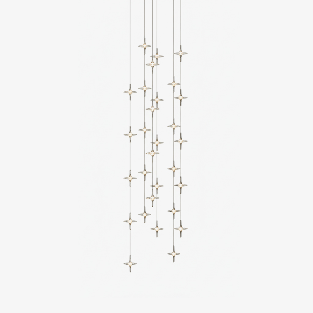 Starfall Staircase Chandelier - Vakkerlight