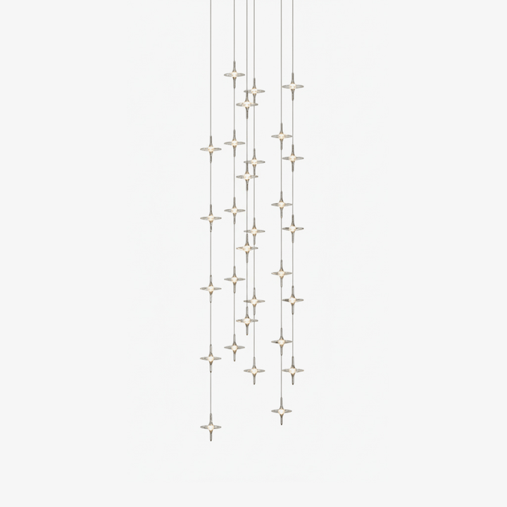 Starfall Staircase Chandelier - Vakkerlight