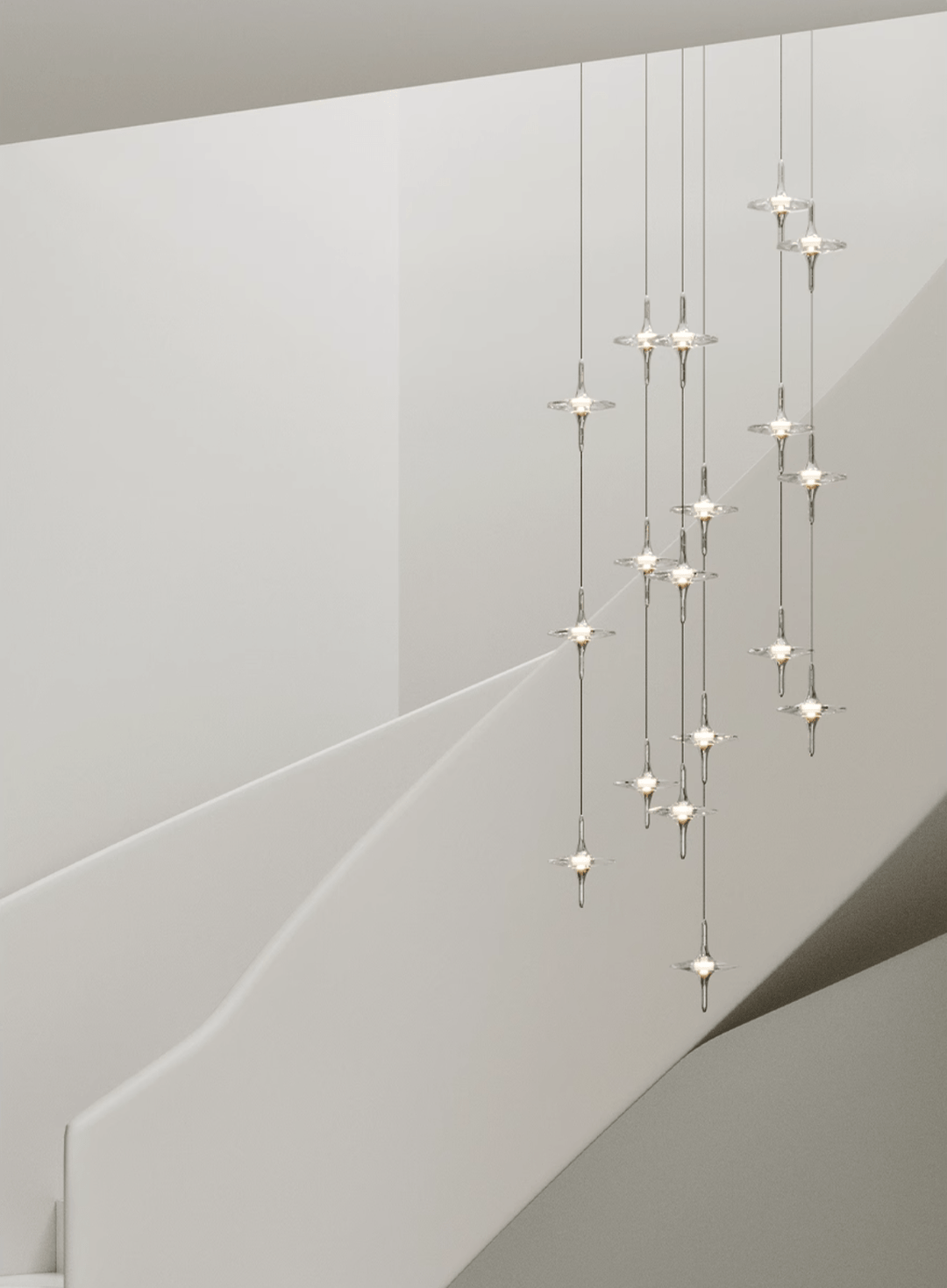 Starfall Staircase Chandelier - Vakkerlight