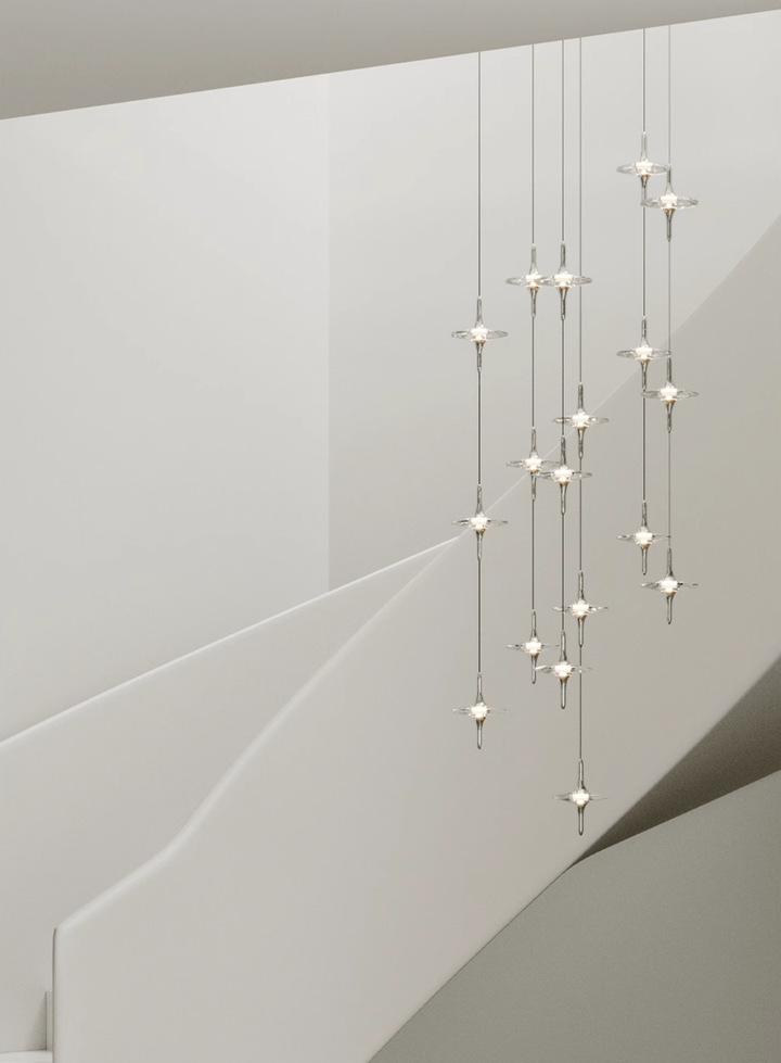 Starfall Staircase Chandelier - Vakkerlight