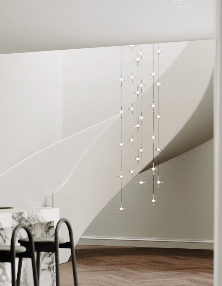 Starfall Staircase Chandelier - Vakkerlight