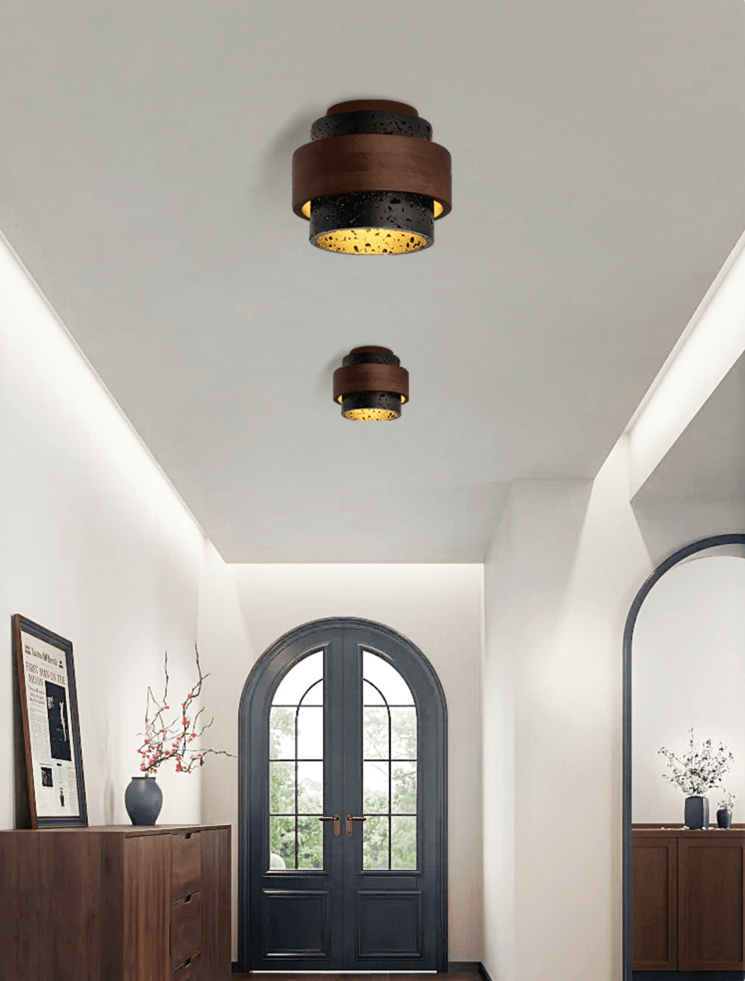 Ebony Ceiling Light - Vakkerlight