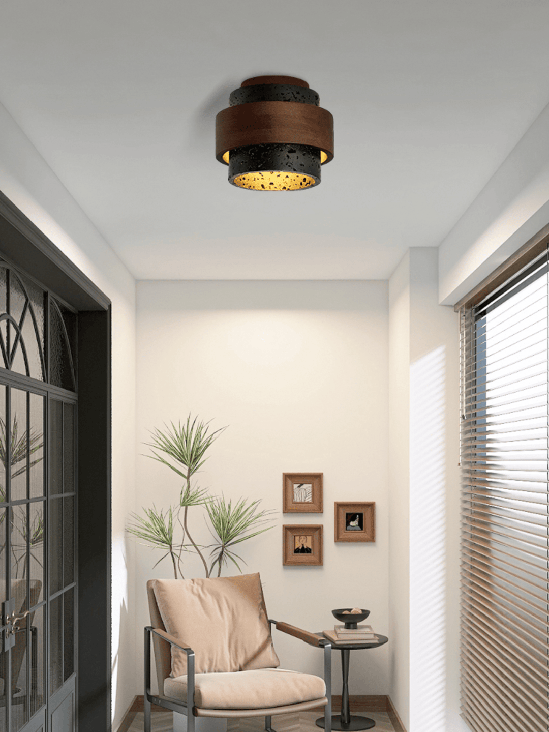 Ebony Ceiling Light - Vakkerlight