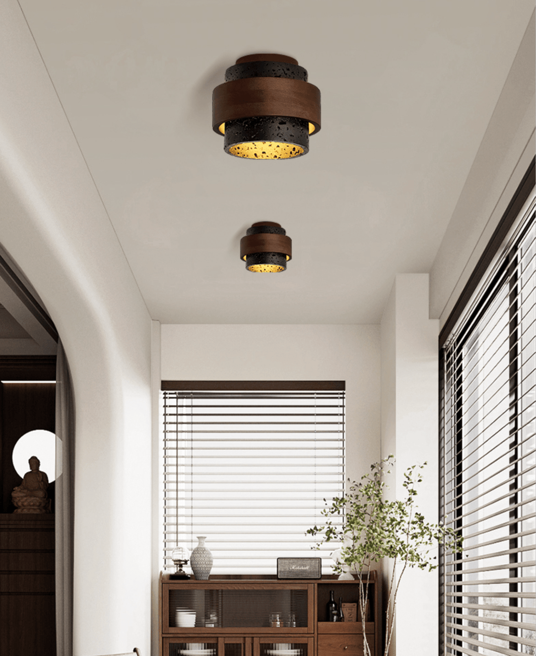 Ebony Ceiling Light - Vakkerlight