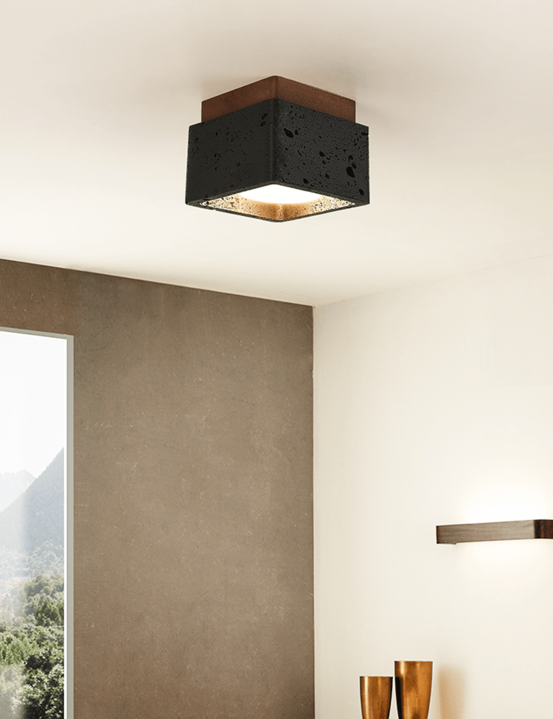 Lava Cube Ceiling Lamp - Vakkerlight