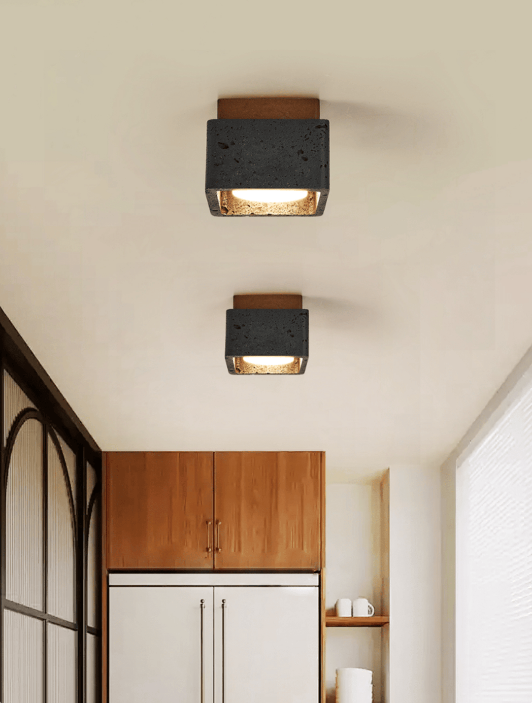 Lava Cube Ceiling Lamp - Vakkerlight