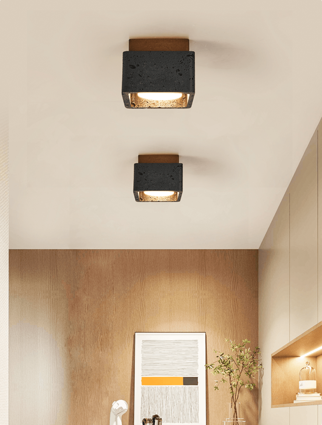 Lava Cube Ceiling Lamp - Vakkerlight