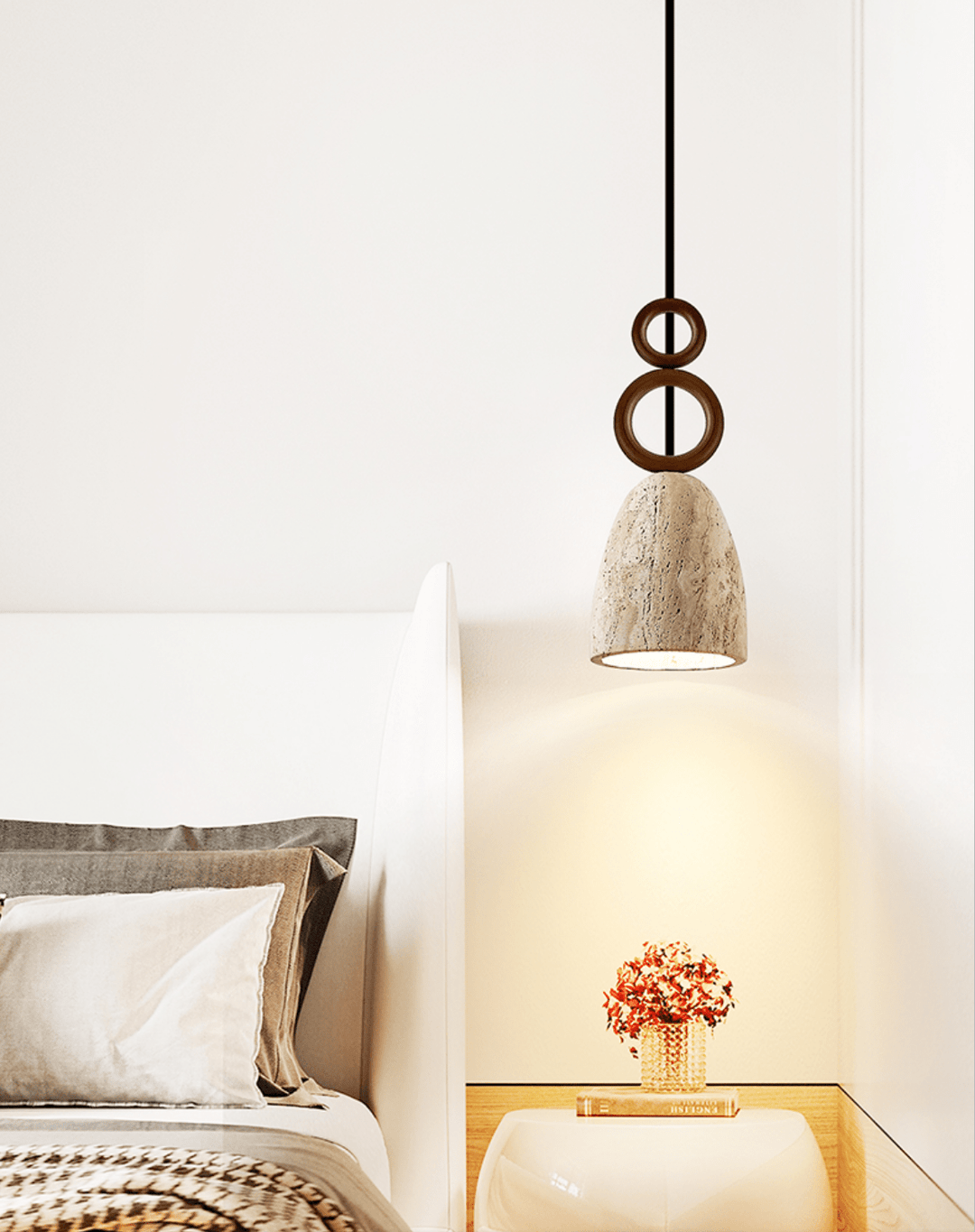 Stone Bell Rings Pendant Light - Vakkerlight
