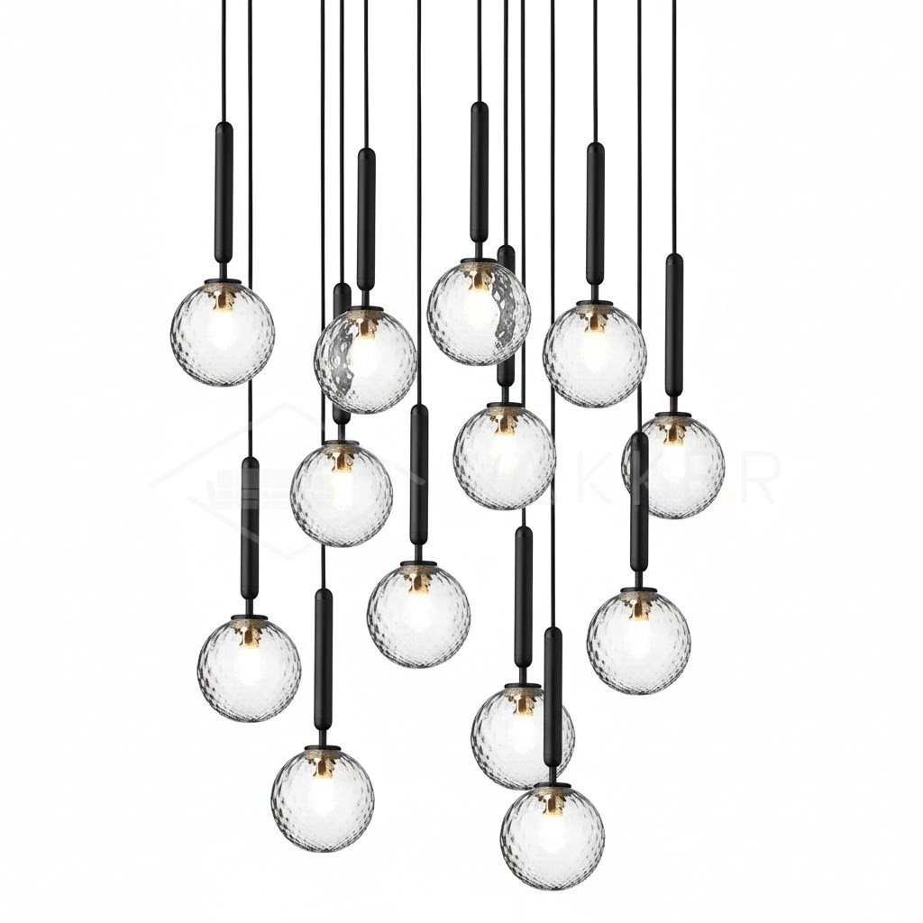 Miira Brass Pendant Light - Vakkerlight
