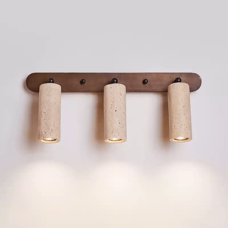 Travertine Triple Spotlight Wall Lamp - Vakkerlight