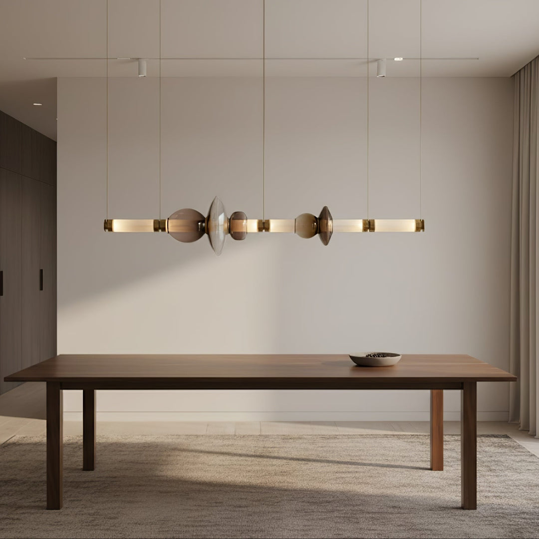 Glass Bead Linear Pendant Light - Vakkerlight