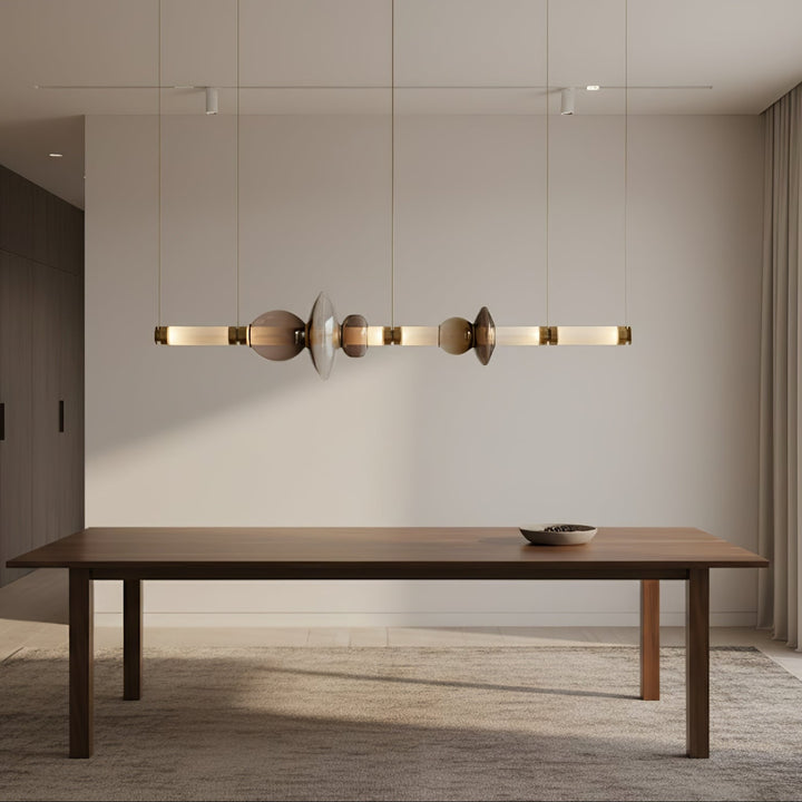 Glass Bead Linear Pendant Light - Vakkerlight