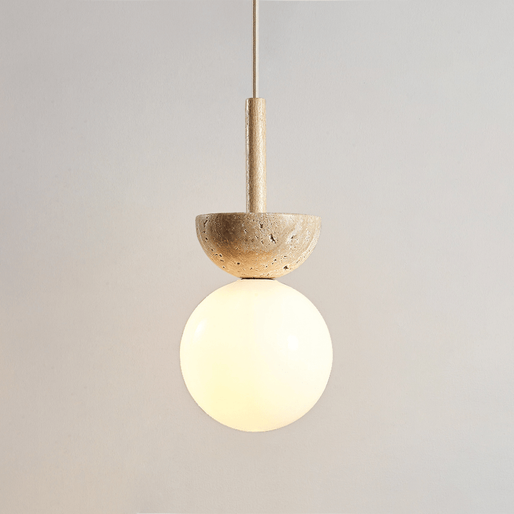 Travertine Half Duo Pendant Light - Vakkerlight
