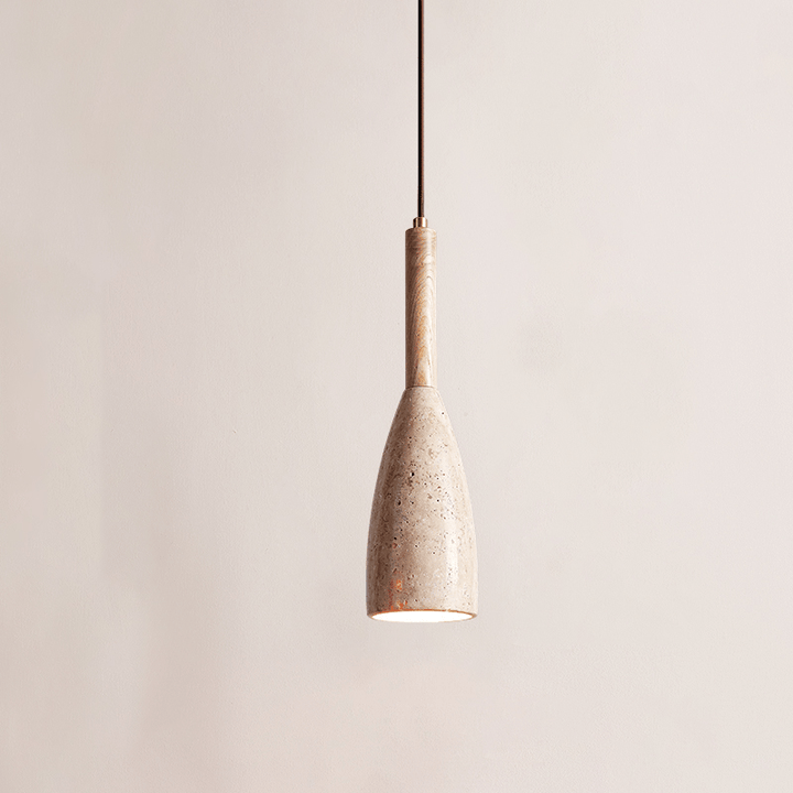 Travertine Teardrop Pendant Light - Vakkerlight
