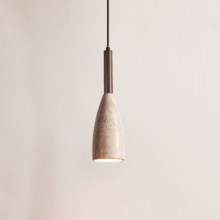 Travertine Teardrop Pendant Light - Vakkerlight