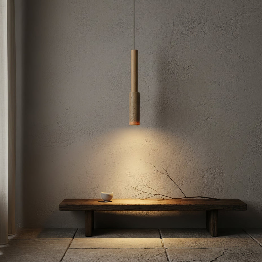 Travertine Stick Pendant Light - Vakkerlight