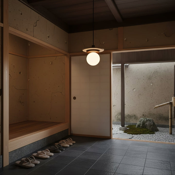 Travertine Disk Pendant Light - Vakkerlight