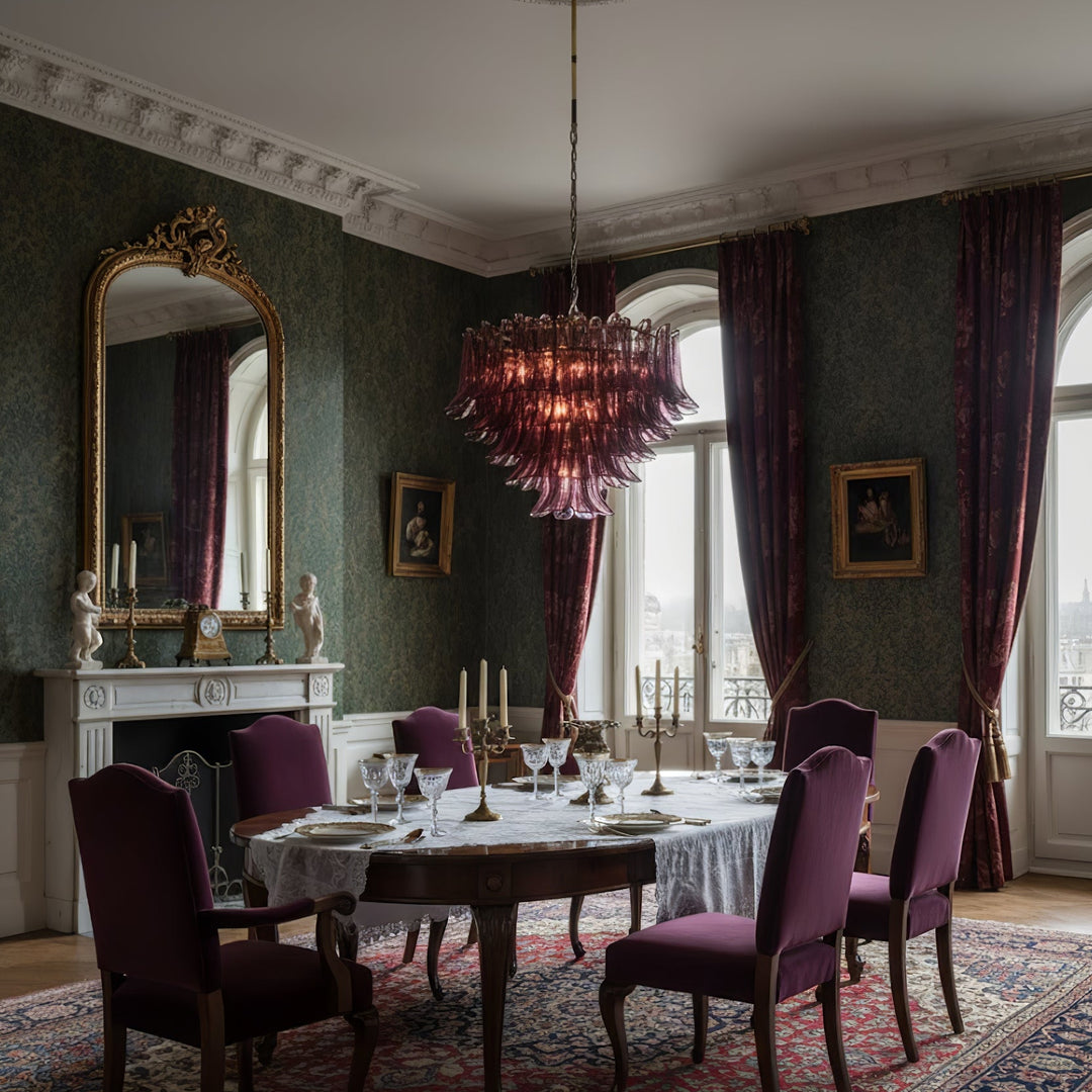 Amethyst Bloom Chandelier - Vakkerlight