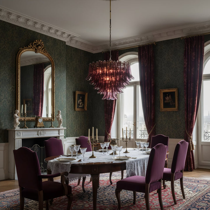 Amethyst Bloom Chandelier - Vakkerlight