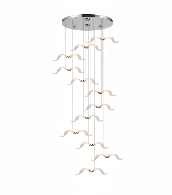 Large Seagull Chandelier - Vakkerlight