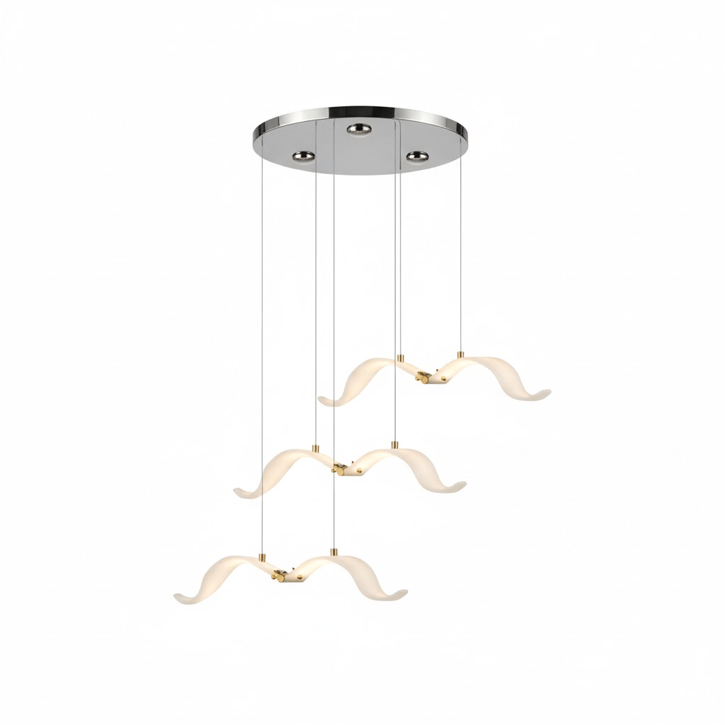 Large Seagull Chandelier - Vakkerlight