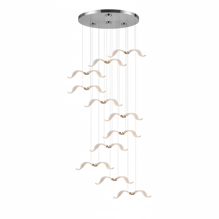 Large Seagull Chandelier - Vakkerlight
