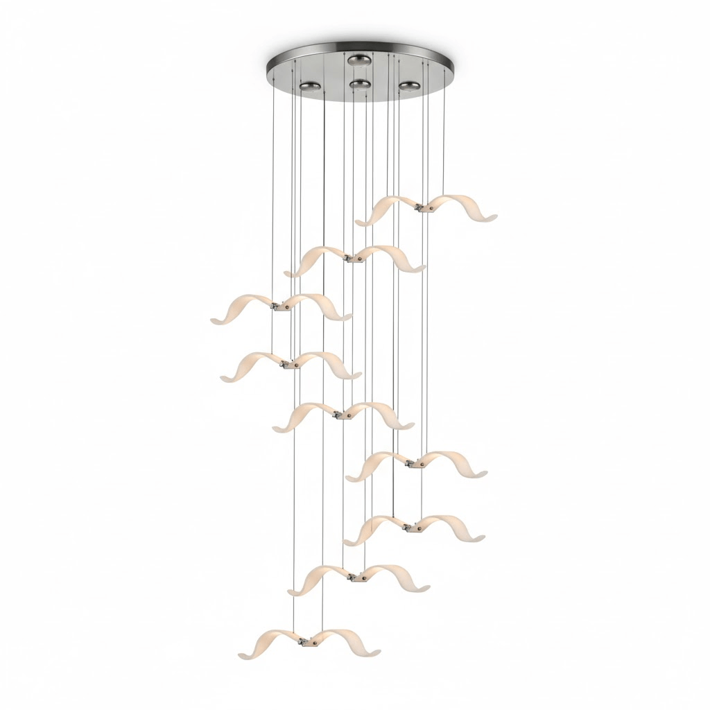 Large Seagull Chandelier - Vakkerlight