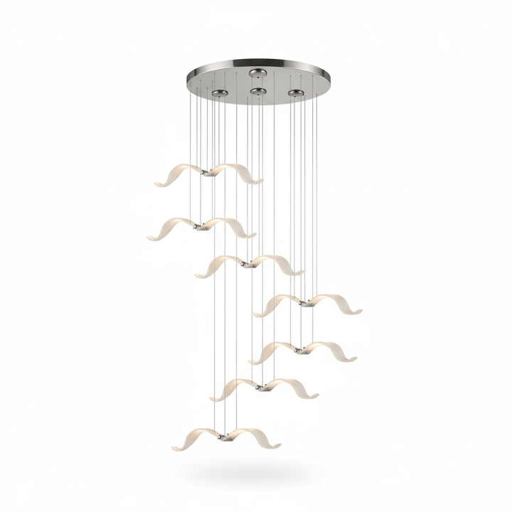 Large Seagull Chandelier - Vakkerlight