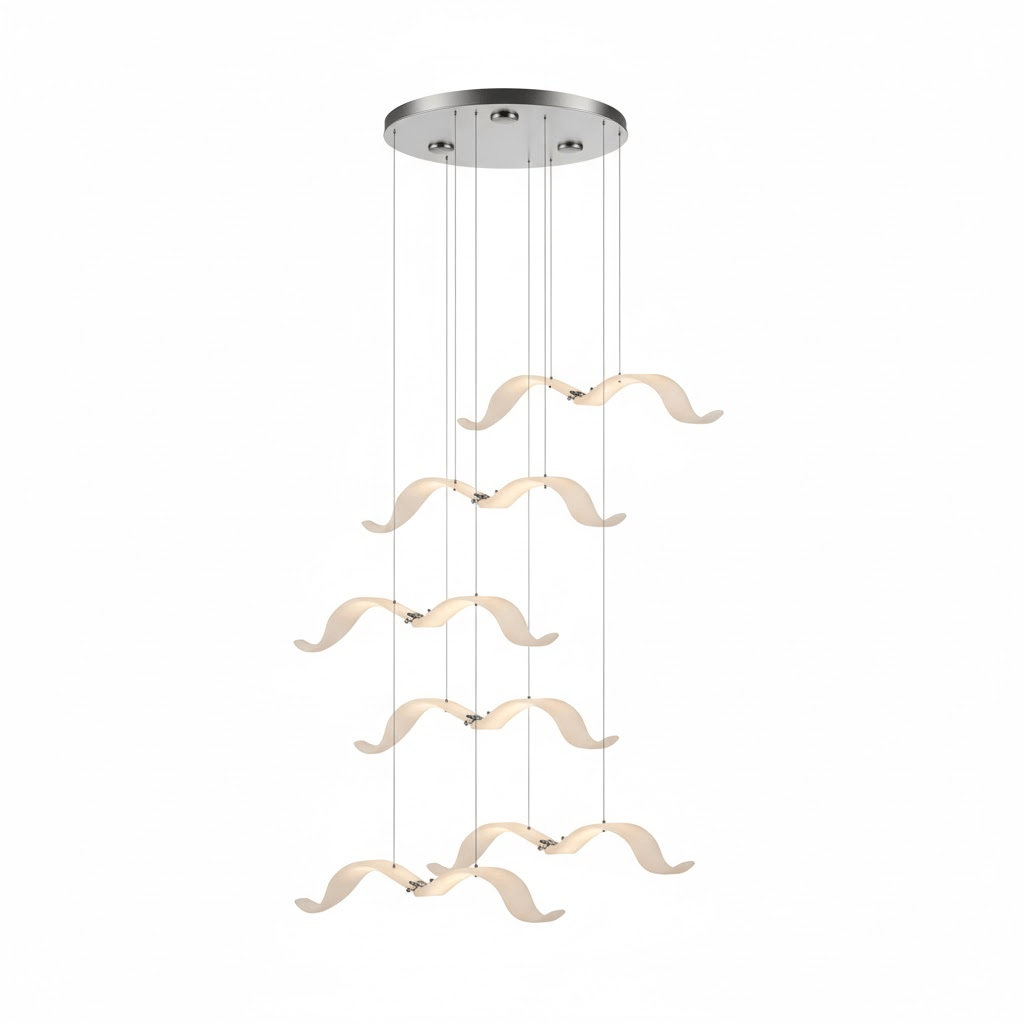 Large Seagull Chandelier - Vakkerlight