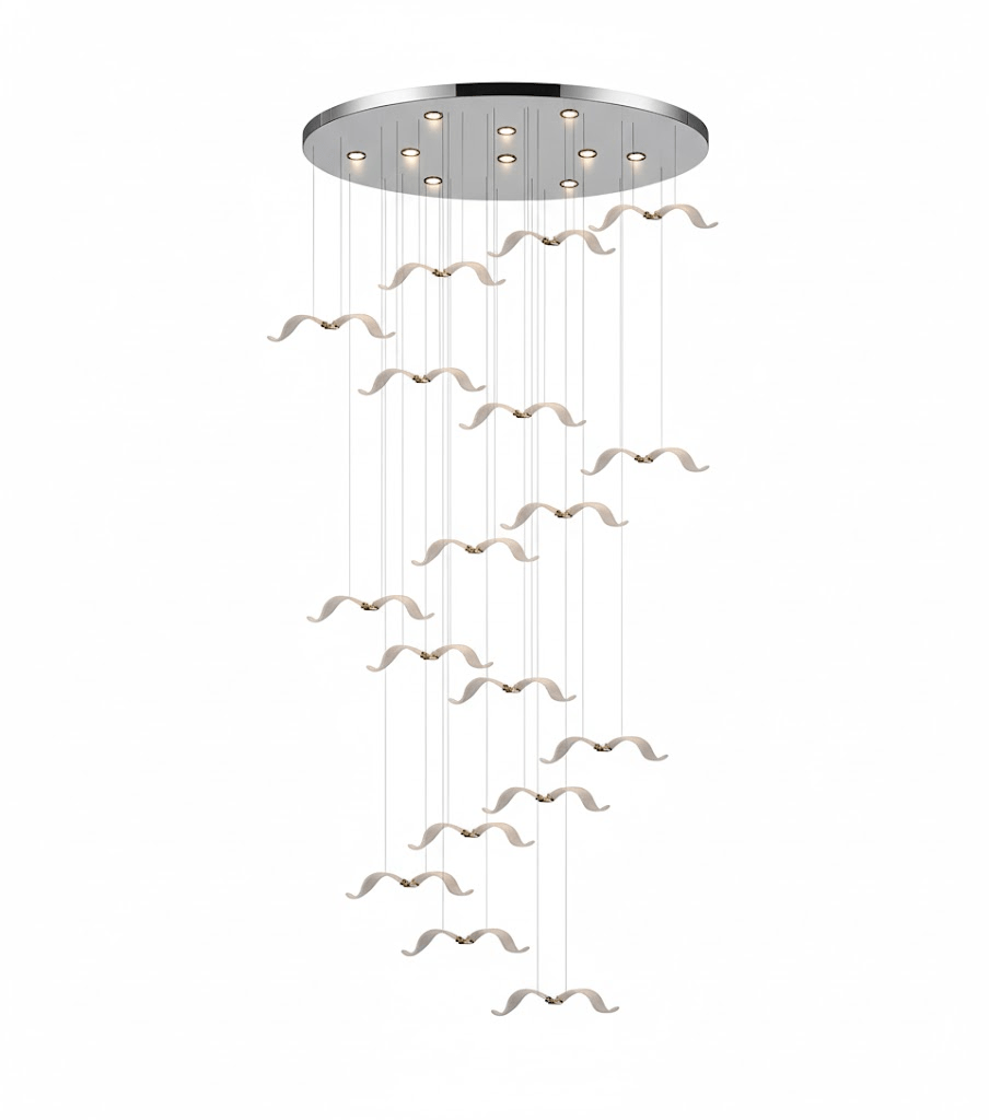 Large Seagull Chandelier - Vakkerlight