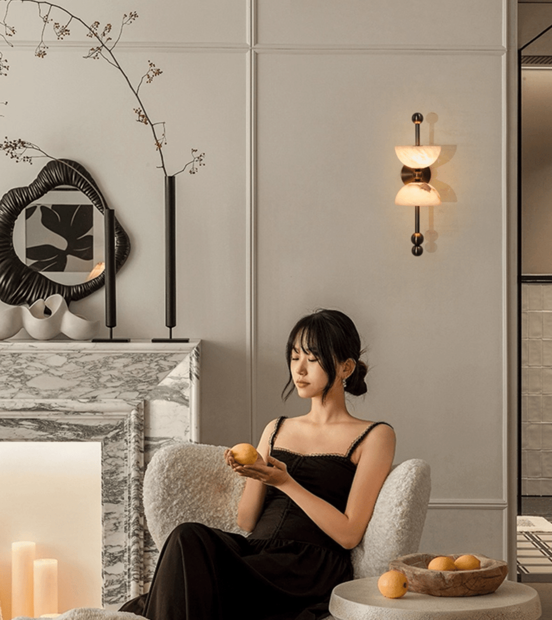 Duo Alabaster Wall Lamp - Vakkerlight