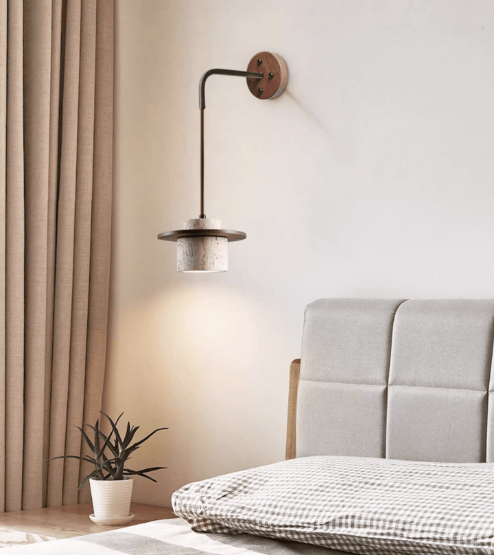 Cylindrical Stone Sconce - Vakkerlight