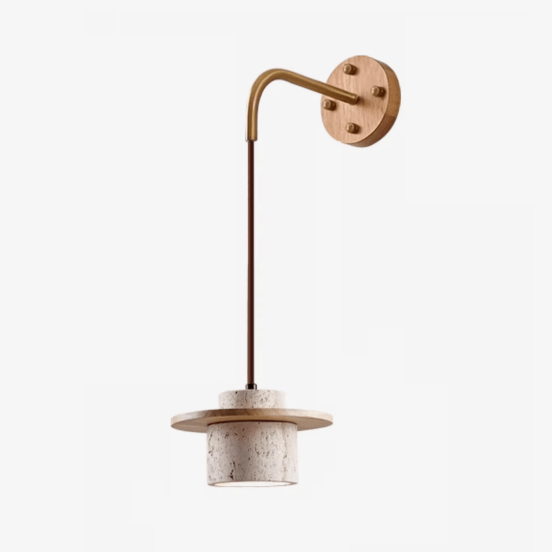 Cylindrical Stone Sconce - Vakkerlight