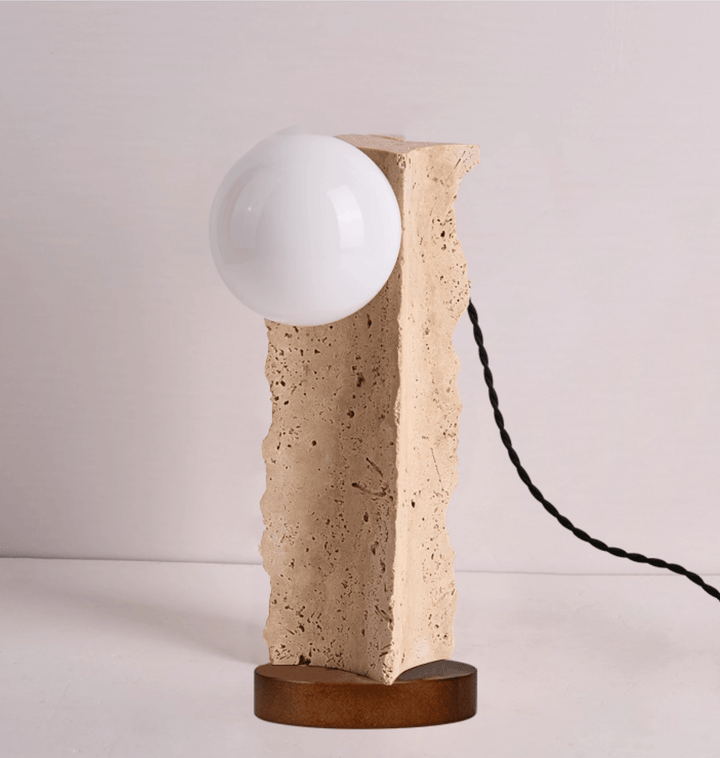 Terra Travertine Orb Table Lamp - Vakkerlight