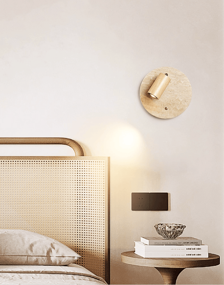 Travertine Spot Wall Sconce - Vakkerlight