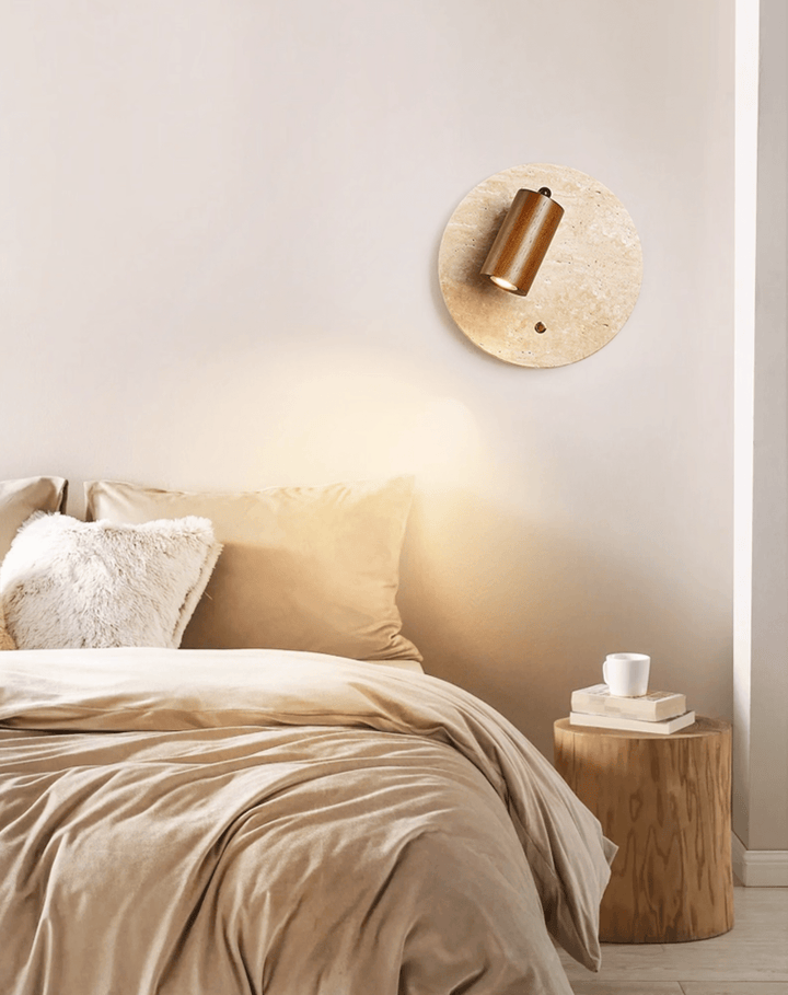 Travertine Spot Wall Sconce - Vakkerlight