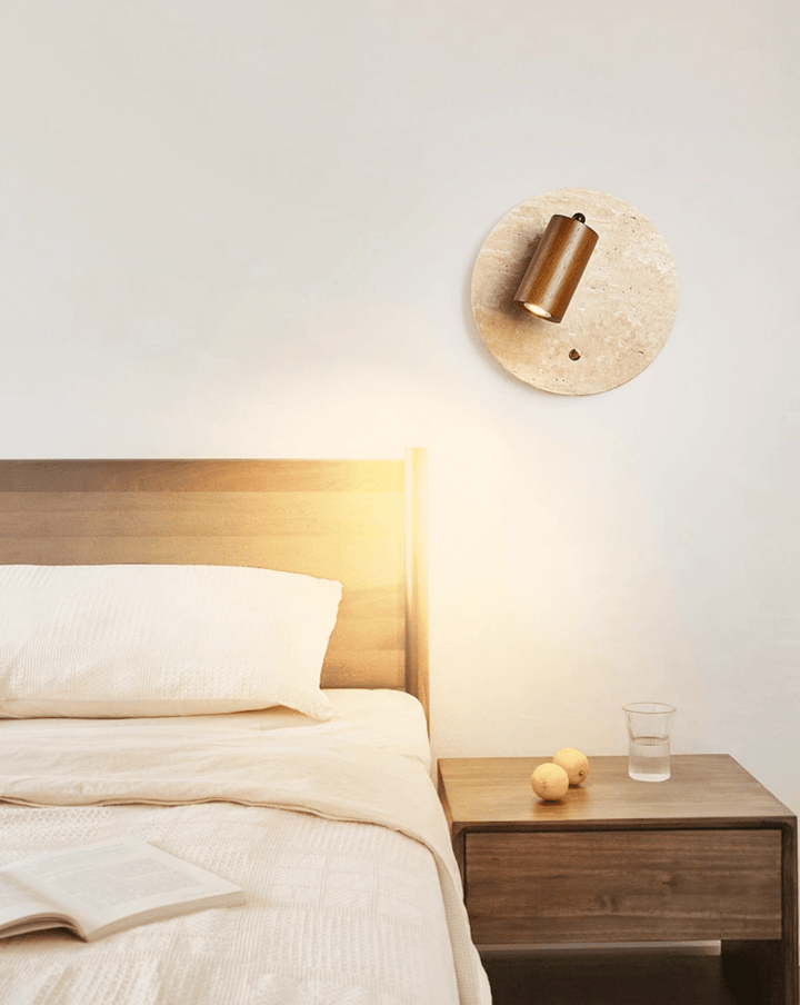 Travertine Spot Wall Sconce - Vakkerlight