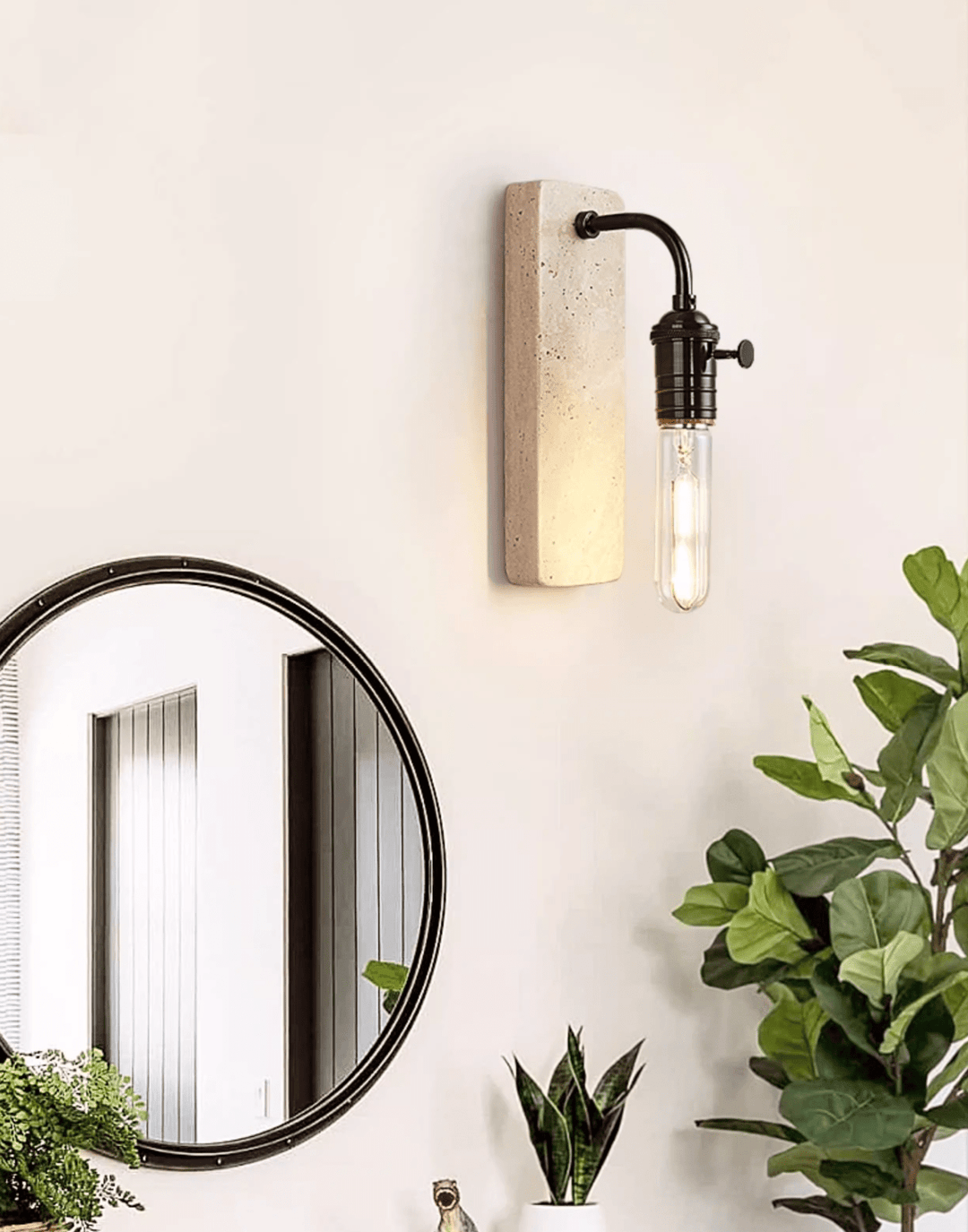 Industrial Stone Sconce - Vakkerlight